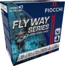Fiocchi 1235ST2 Flyway Waterfowl 12 Gauge 3.50 1 38 oz 2 Shot 25 Per Box