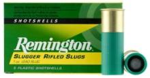 Remington Ammunition 20300 Slugger 12 Gauge 2.75 1 oz 1560 fps Rifled Slug Shot 5 Bx