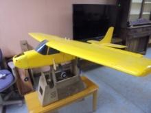 Large R/C Airplane Body on Stand