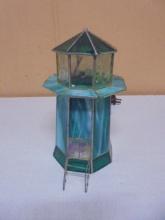Beautiful Stained Glass Lighthouse Accent Light