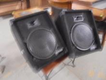 Set of 2 ET's Speakers Floor Model Loud Speakers