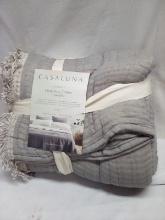 Casaluna Chambray Cotton Coverlet Size King