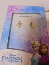 Pair of Disney Frozen Olaf Fine Silver Plated Earrings
