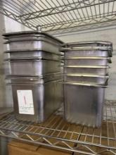 Fourth x 6 in. Stainless Steel Food Pans