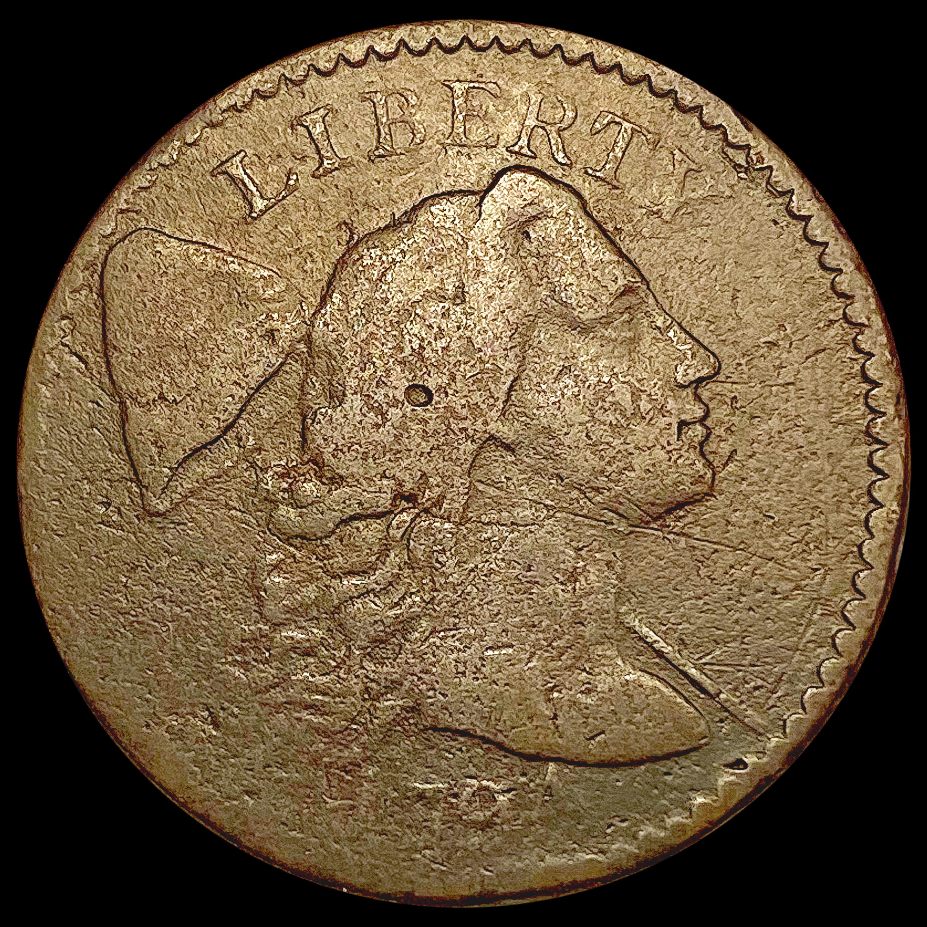 1794 Liberty Cap Large Cent NICELY CIRCULATED