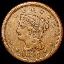 1856 Braided Hair Large Cent NEARLY UNCIRCULATED