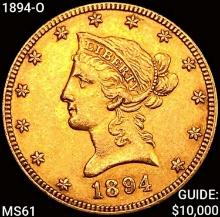 1894-O $10 Gold Eagle UNCIRCULATED