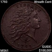 1793 Wreath Cent UNCIRCULATED