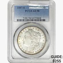1887-S Morgan Silver Dollar PCGS AU58