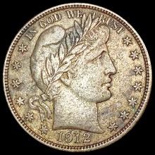 1912 Barber Half Dollar CLOSELY UNCIRCULATED