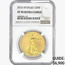 2016-W $50 1oz. Gold Eagle NGC PF70 UC