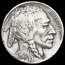 1920-D Buffalo Nickel NEARLY UNCIRCULATED