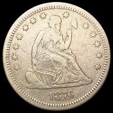 1876-S Seated Liberty Quarter LIGHTLY CIRCULATED