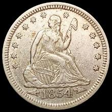 1854 Seated Liberty Quarter CLOSELY UNCIRCULATED