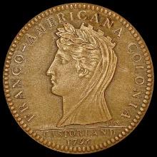 1796 Castorland Medal N. York HIGH GRADE
