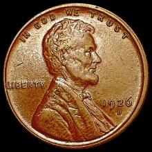1926-D Wheat Cent NEARLY UNCIRCULATED