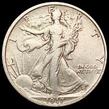 1917-S Walking Liberty Half Dollar LIGHTLY CIRCULA