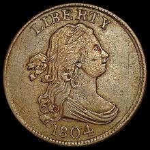 1804 Draped Bust Cent NEARLY UNCIRCULATED