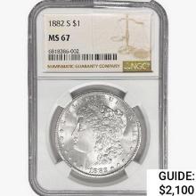 1882-S Morgan Silver Dollar NGC MS67