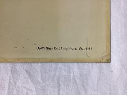 1941 Nichol Kola Sign w/ Soldier