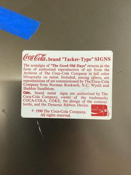 Drink Coca-Cola "Sign of Good Taste" Button Sign