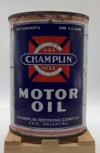 Early Champlin Quart Oil Can Enid, Oklahoma