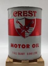 Crest Motor Oil Quart Can Oklahoma City, OK