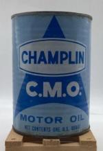Champlin "Improved" Deluxe Motor Oil Quart Can Enid, OK
