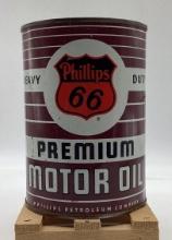 Phillips 66 Premium HD Motor Oil Quart Can Bartlesville, OK
