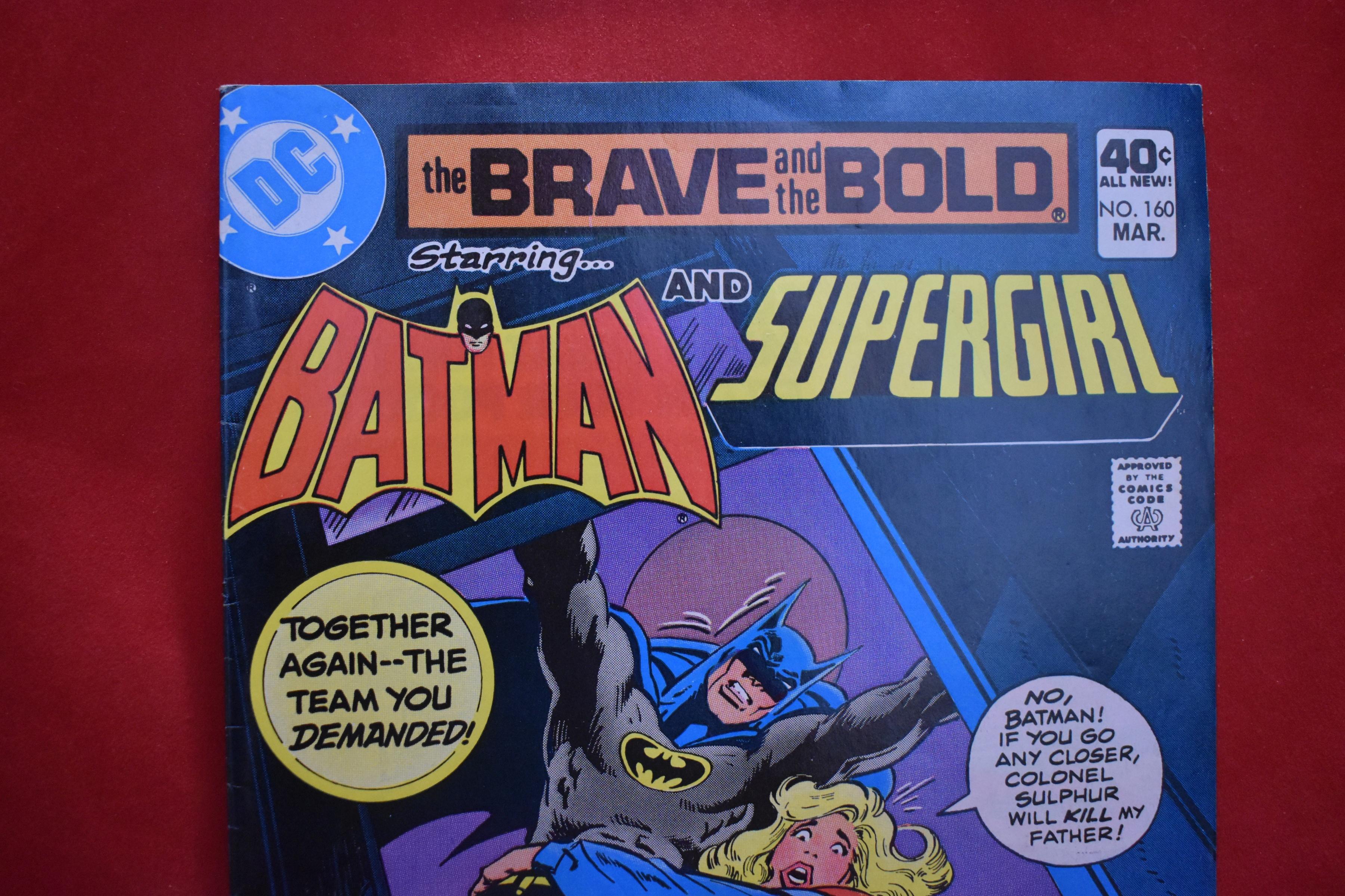 BRAVE AND THE BOLD #160 | BATMAN AND SUPERGIRL! | JIM APARO - 1980