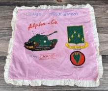 WW2 Painted Tank Division Pillow Cover