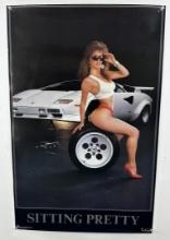 1986 Lamborghini Sitting Pretty Poster