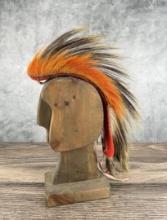 Plains Native American Indian Porcupine Hair Roach
