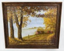 Ken Newport Allen County Ohio Oil Painting