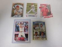 LOT OF 5 MIKE TROUT CARDS