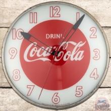 Drink Coca Cola 15" Pam Advertising Clock