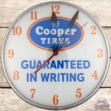 Cooper Tires 15" PAM Advertising Clock w/ Logo