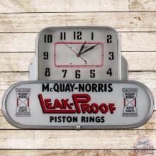 McQuay Norris Leak Proof Piston Rings Lighted Advertising Clock
