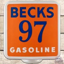 Becks 97 Gasoline Plastic Gas Pump Globe