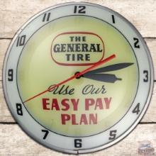 General Tires Use Our Easy Pay Plan 15" Double Bubble Advertising Clock