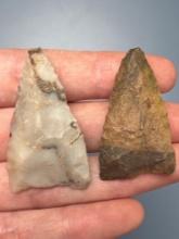 Pair of Interesting Points, Possible Late Paleo/Early Archaic However Difficult to be Certain, Found