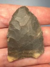 1 5/8" Later Paleo, Early Archaic Point, Found in New York, Ex: Dave Summers Collection