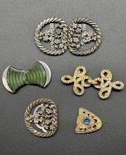 Assorted Belt Buckles and More