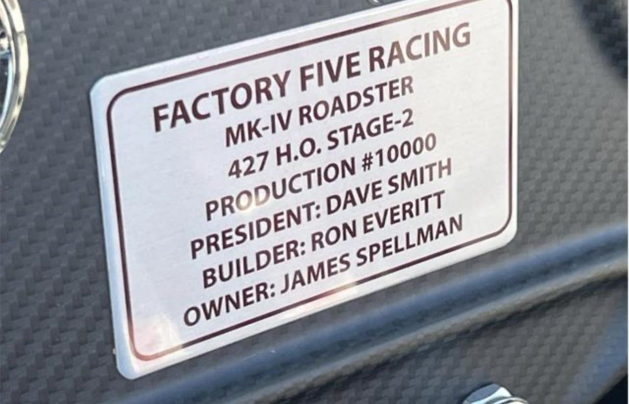 2021 Factory Five Racing MKIV Roadster