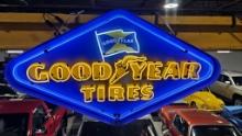 Retro Goodyear Tires Neon Sign