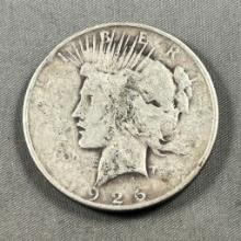 1926-D Peace Silver Dollar, 90% silver