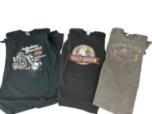 Harley Davidson T-shirts Collection Lot