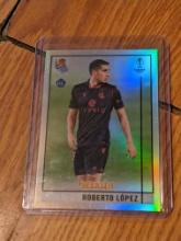 Roberto Lopez Chrome silver refractor 2020-21 Topps Merlin #67 Rookie Card RC