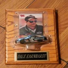 Framed Dale Earnhardt picture with car See pictures