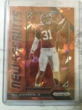 2023 Prizm Draft New Recruits Red Cracked Ice Rookie Will Anderson Jr. #7